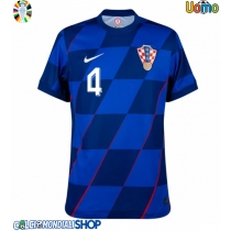 Maglie da calcio Croazia Josko Gvardiol #4 Seconda Maglia Europei 2024 Manica Corta